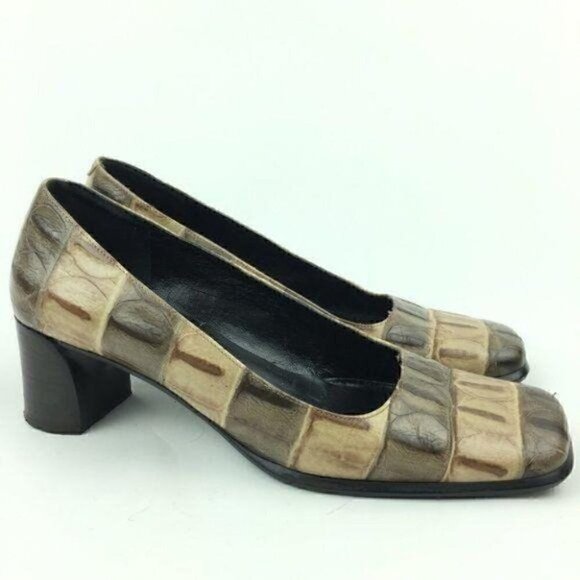 Via Spiga Studio Sz 8.5 Tortoise print Made Italy - Picture 1 of 8
